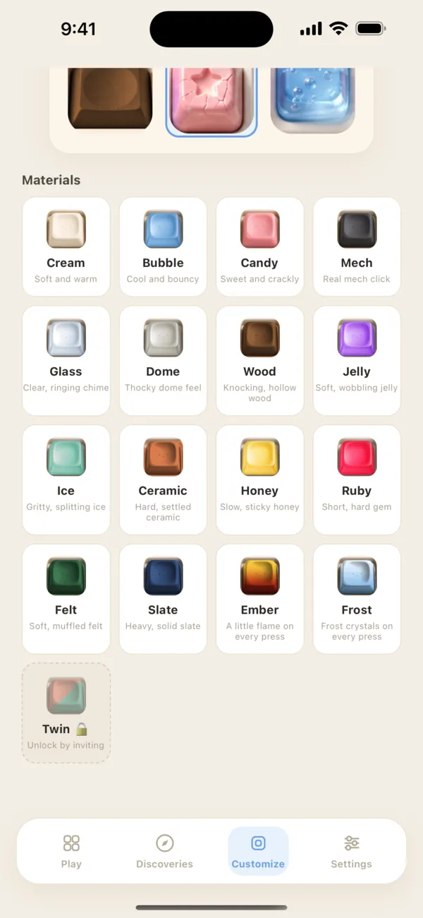 Choosing materials for your pad